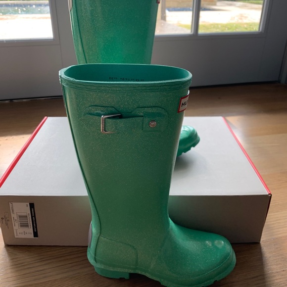 SOLD Hunter Kid's Starcloud Rain Boots: Sea Noodle - Picture 7 of 13